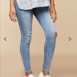 Motherhood Maternity Indigo Blue Jeans